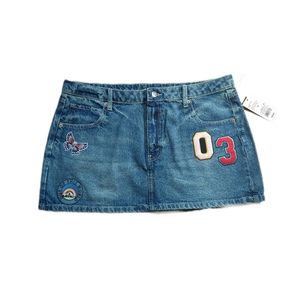 Girls Blue Jean Skirt